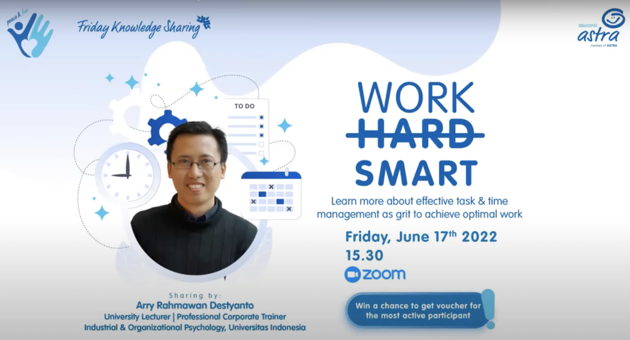 Friday Knowledge Sharing Asuransi ASTRA Effective Personal Time Management
